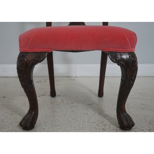 Brown Set of 8 Maitland Smith Georgian Dining Room Chairs For Sale - Image 8 of 18