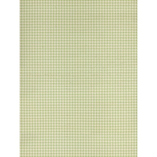 The House of Scalamandré Houndstooth Sisal Wallpaper, Pear For Sale