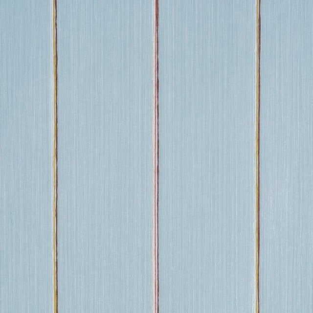 Contemporary Schumacher X Backdrop Draper Stripe Wallpaper In The Early Stuff For Sale - Image 3 of 4