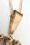 Gold Vintage Gold Wash Over Sterling Silver Sculptural Modernist Signed Pendant Necklace For Sale - Image 8 of 8