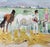 Yves Brayer, Guardians with Horses in the Camargue, 1950s, Gouache on Paper For Sale - Image 15 of 18