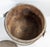 19th Century Rustic Primitive Farmhouse Grey Green Painted Firkin Bucket For Sale - Image 10 of 15