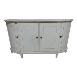 Gustavian Style Unique 4 Door 5 Drawers Sideboard For Sale