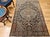 Black 19th Century Persian Farahan Sarouk Rug, Hand-Knotted Wool, Floral Medallion Pattern, Ivory & Navy, 5x6 For Sale - Image 8 of 18