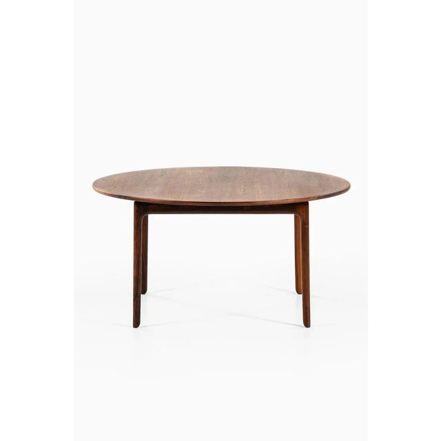 Rare coffee table designed by ole wanscher. Produced by p. Jeppesen's furniture factory in denmark. This piece is...