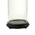 Large Antique Mouth-Blown Glass Dome on Asian Wooden Base, 1890s For Sale - Image 3 of 11