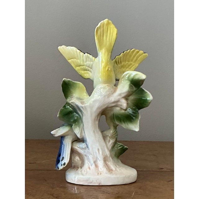 Art Deco Vintage Regency Glazed Ceramic Bird For Sale - Image 3 of 7