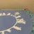 English Vintage Wedgwood Pale Blue Jasperware 9.25” Cake Plate Neoclassical Relief, Made in England For Sale - Image 3 of 6