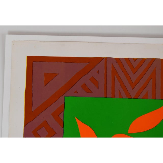 Poul Gernes, Floral Composition, 1982, Lithograph For Sale - Image 4 of 8