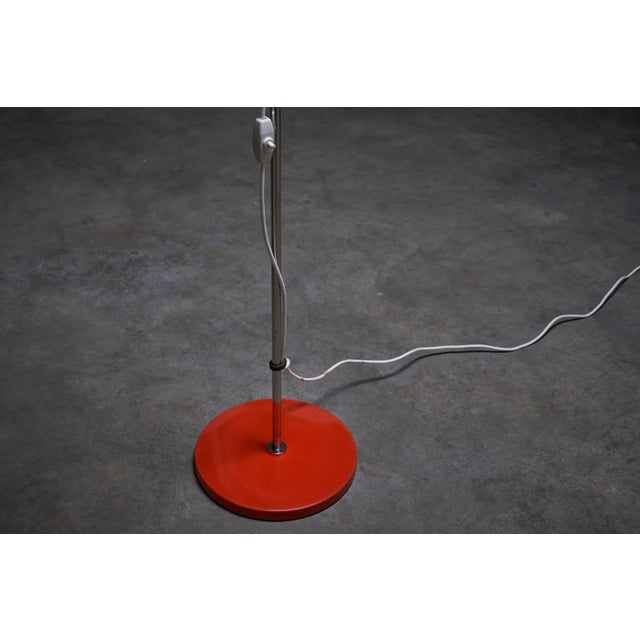BAG Turgi Space Age Floor Lamp attributed to Bag Turgi, Switzerland, 1960s For Sale - Image 4 of 11