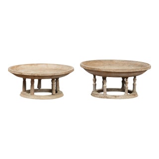 Thai Offering Tray to Display Food in Front of the Buddha, with Natural Patina For Sale