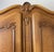 Vintage French Louis XVI Style Carved 4-Door Armoire For Sale - Image 3 of 13
