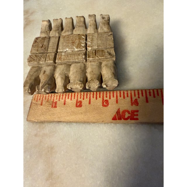 Antique Grand Tour Alabaster Egyptian Sacred Bull Farm Blessing Carving Ca 1900 For Sale - Image 13 of 13