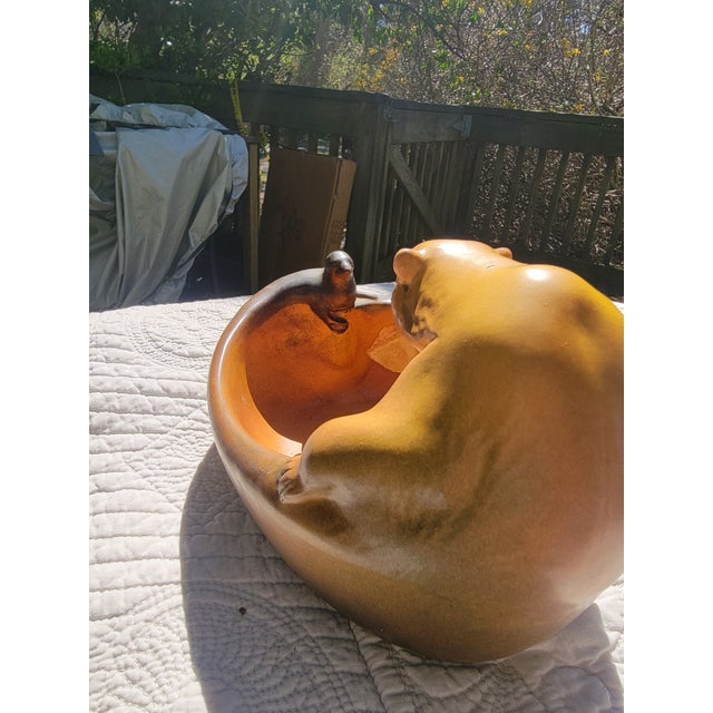 Art Nouveau Early 1900s Danish Art Nouveau Figurative Bowl For Sale - Image 3 of 10