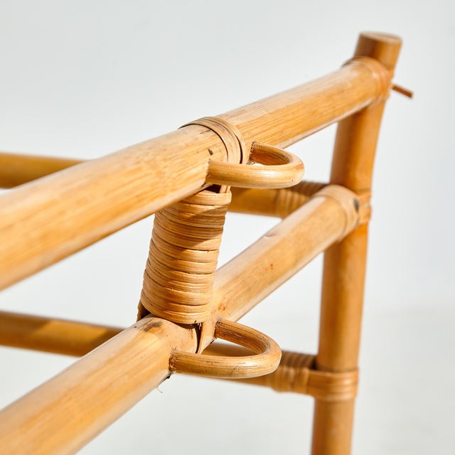 Vintage Bamboo Cradle, 1960s For Sale - Image 3 of 16