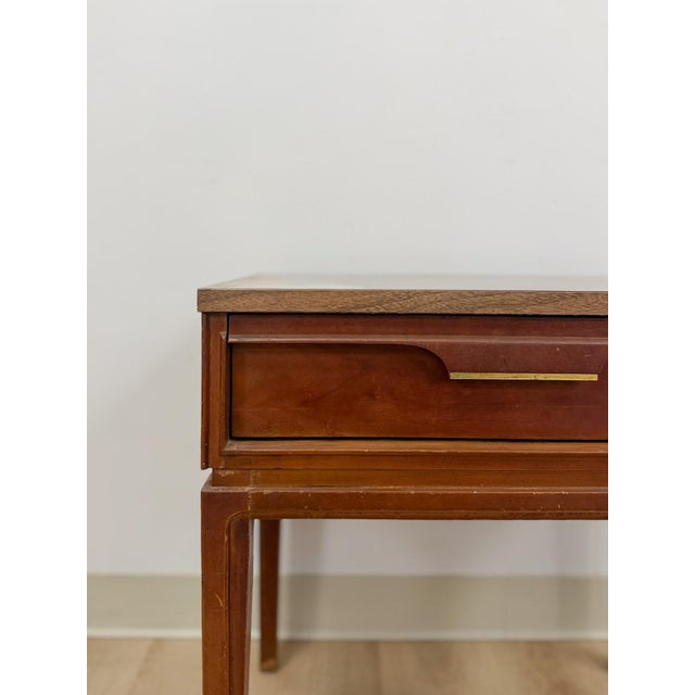 Basic Witz MCM Nightstand Vintage Mid-Century Modern Bedside Table For Sale - Image 4 of 8