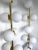 Contemporary Brass Floor Lamps Opaline Ball, Italy For Sale - Image 6 of 12
