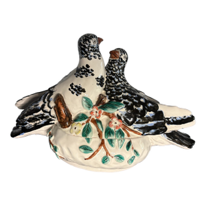 Vintage Italian Ceramic Dove Tureen