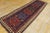 1900s Blue Navy Tribal Geometric Antique Caucasian Kazak Talish Runner Rug For Sale - Image 12 of 12