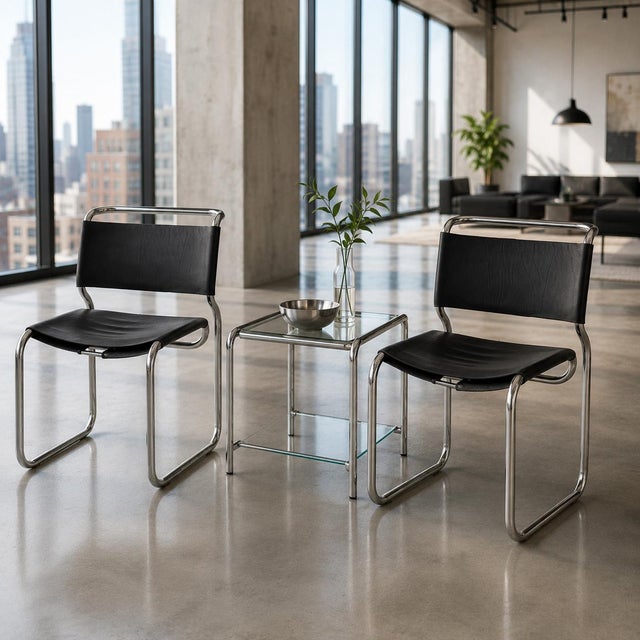 Mid-Century Modern Pair of Mid Century Modern “Ch66" Dining Chairs by Nicos Zographos For Sale - Image 3 of 18
