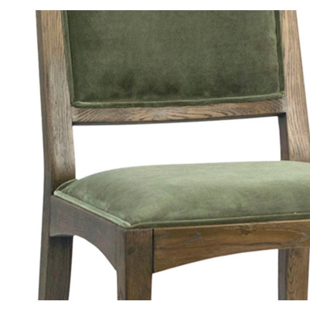 Sage Velvet Dining Chair Chairish