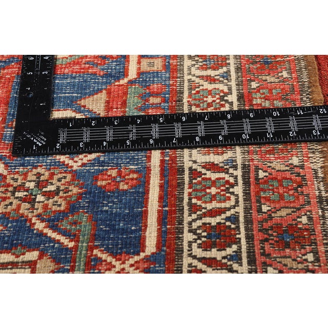 Textile Late 19th Century Persian Serapi Rug, 10'09 X 18'10 For Sale - Image 7 of 10