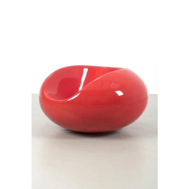 Red Pastil Lounge Chair by Eero Aarnio For Sale - Image 9 of 9