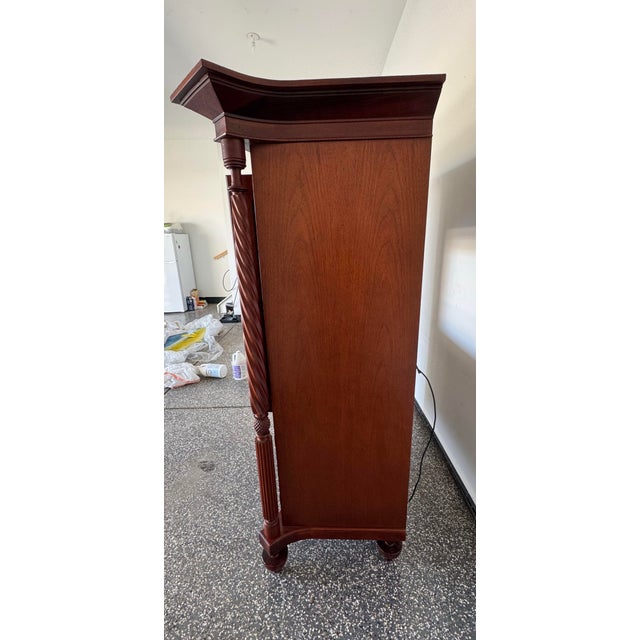 1990s Baker Furniture Milling Road Armoire For Sale In Denver - Image 6 of 12