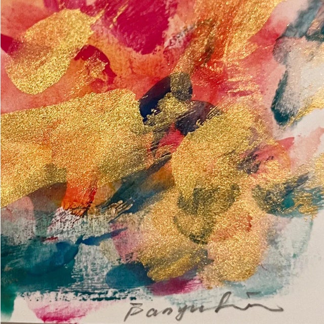 Contemporary Watercolor Painting the Touch of Blossom No.3 by Fanyu Lin For Sale - Image 3 of 5