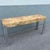 Mid-Century Modern Burlwood Laminate and Chrome Console Table For Sale In West Palm - Image 6 of 8