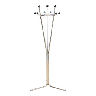 Vintage 1970s Post Modern Atomic Hat & Coat Rack Stand (2) For Sale