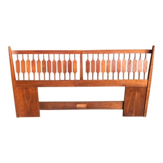 1960’s Mid-Century Modern Kipp Stewart for Drexel Declaration King Headboard For Sale