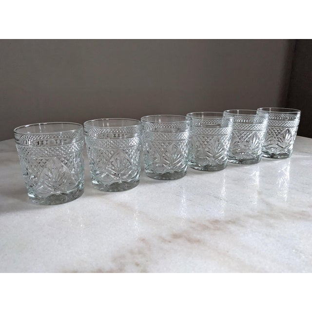 Vintage Old Fashioned Low Ball Cocktail Glasses by Cristal d'Arques