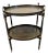 Late 20th Century Regency Stencil Decorated Serving Cart For Sale