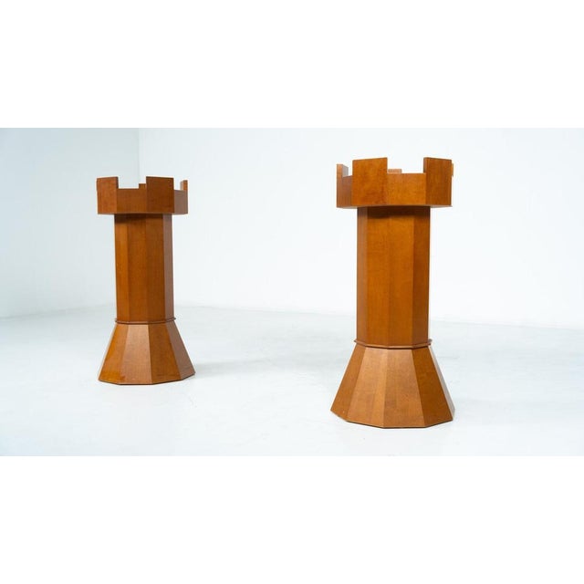 1970s Chess Piece Planters, Italy, 1970s, Set of 2 For Sale - Image 5 of 15