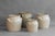 Set of four French stoneware pots. Good overall condition. Circa 1900.