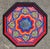 Moroccan Red Moroccan Hand-Painted Accent Table For Sale - Image 3 of 6