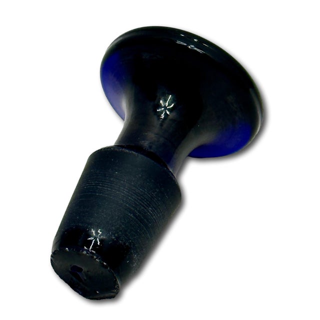 Beautiful & Rare Large Size Antique Cobalt Blue Glass Elixer of Calisaya Apothecary Bottle Circa Mid 19th Century For Sale - Image 16 of 18