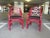 Grandinroad Red Chinese Chippendale Arm Chairs - a Pair For Sale - Image 13 of 13