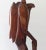 Late 20th Century Hand-Carved Wooden African Tribal Hunter Statue For Sale - Image 10 of 11