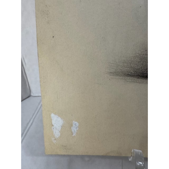 1950s Original Signed Graphite Illustration of Prancing Horse Study, 11.75 X 9 In. For Sale - Image 4 of 6