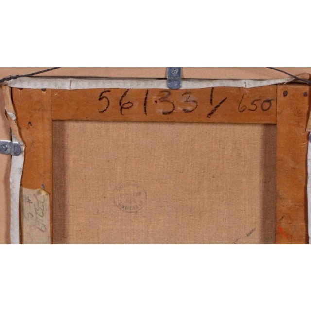 Textile Pierre Jerome, Vibrant Bowl of Cherries Oil Painting by Pierre Jerome For Sale - Image 7 of 7