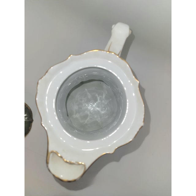 Ceramic Antique German Porcelain Chocolate Pot For Sale - Image 7 of 12