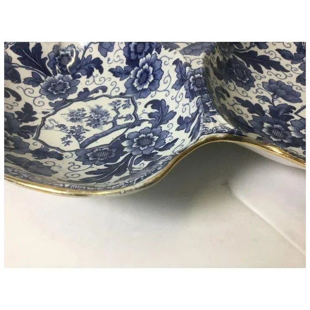 Ceramic Jm Royal Bonn Germany “ Tokio” Divided Dish With Handle For Sale - Image 7 of 8