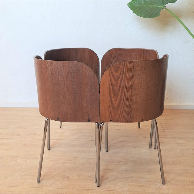 Wood Chairs by Sandra Kragnert for Ikea, 1990s, Set of 4 For Sale - Image 7 of 9