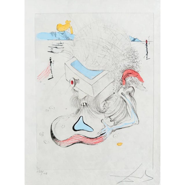Salvador Dali, Les Tiroirs, 1967, Etching For Sale
