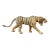 Early 20th Century Leather Tiger Sculpture For Sale