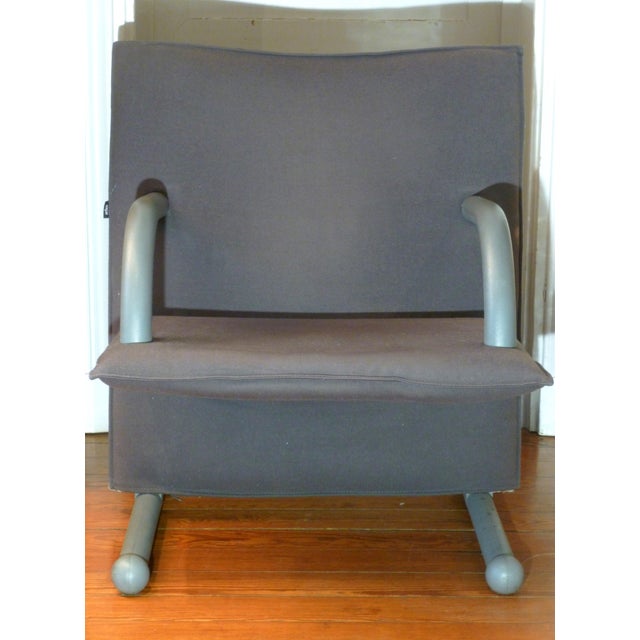 Postmodern armchair, designed by Burkhard Voghterr and manufactured by Arflex (label on the right side of the backrest),...