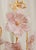 Hollywood Regency Vintage Pink Murano Glass Flower Table Lamp, Italy, 1970s For Sale - Image 3 of 6