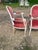Pink French 19th Century Louis XVI Painted Walnut Arm Chairs - Set of 2 For Sale - Image 8 of 12